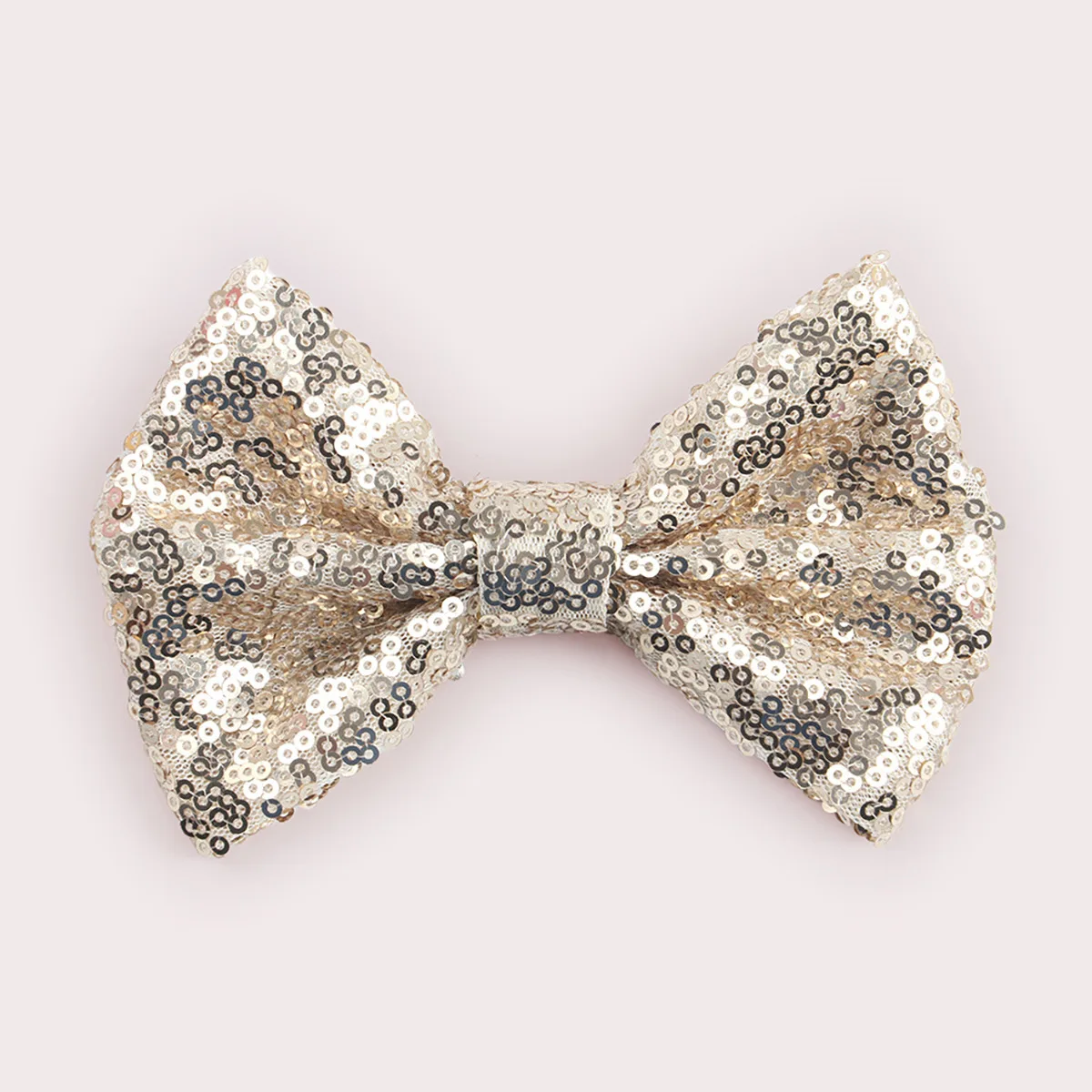 New Colorful Sequin Bow Hair Clip For Girls Gold Silver Hair Bow With Clip Solid HairPins Barrettes Fashion Accessories