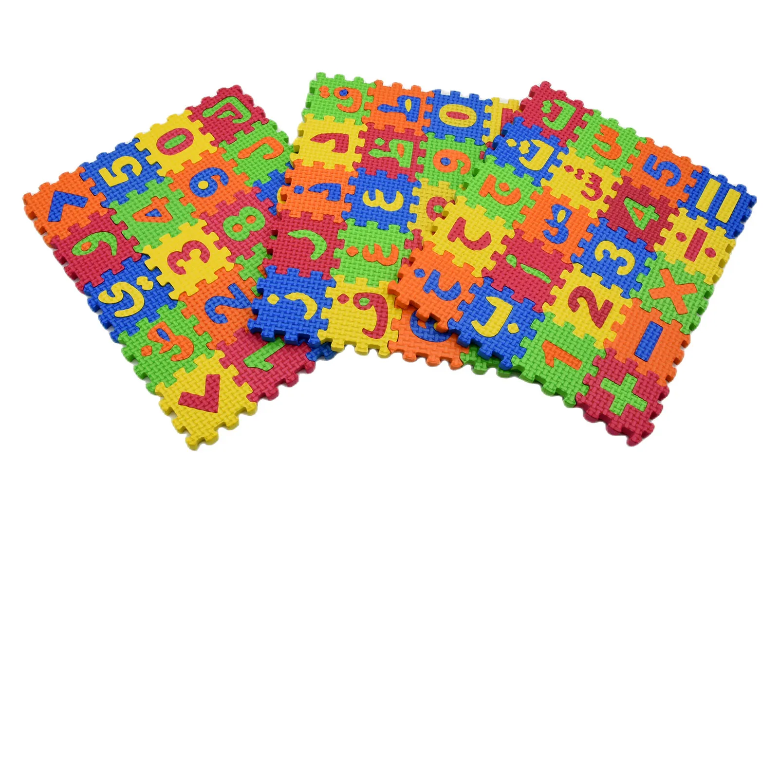 60 Pcs/set Arabic Children Mini EVA Mat Foam Alphabet Letters Numbers Floor Soft Kids Play Mat 3d Puzzle Kids Educational Toys