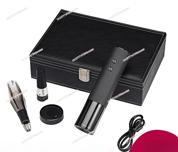 

Деловые подарки, электрическая открывалка для бутылок красного вина, кожаный чехол Enterprise, зарядка, автоматическая открывалка для бутылок, отвертка для вина