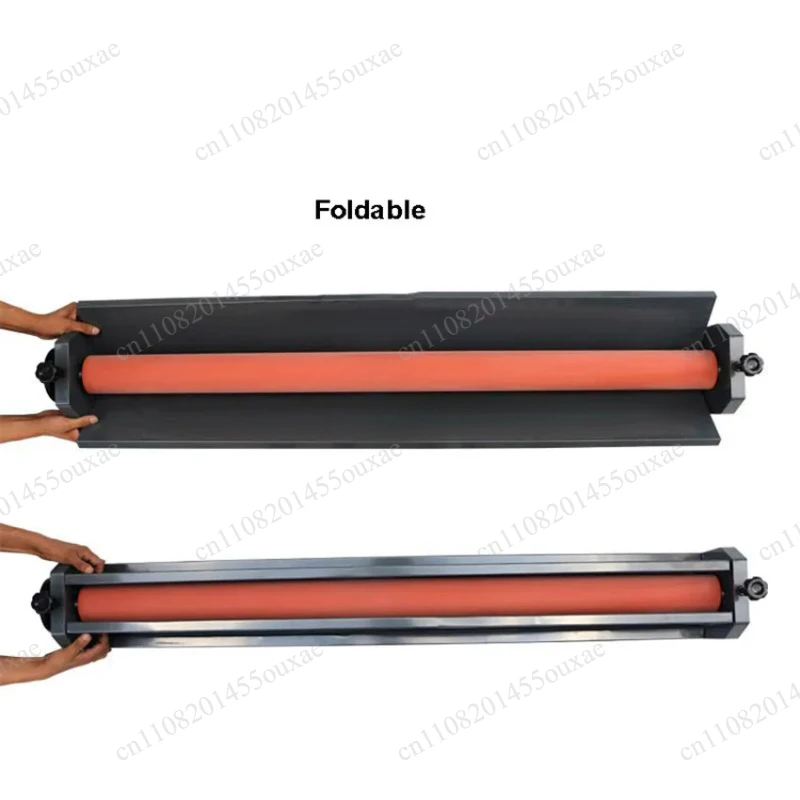 Hand Operated Cold Roll Laminator Iron Metal Structure Max 131cm Width 15mm Thickness Manual Laminating Coating Machine