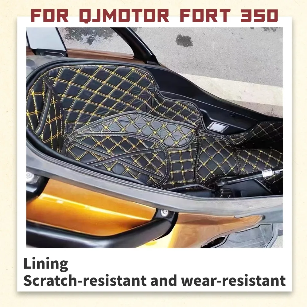 

For QJMOTOR FORT 350 FORT350 Motorcycle Accessories Seat Storage Trunk Liner Cushion Pad Luggage Cargo Box Inner Protector