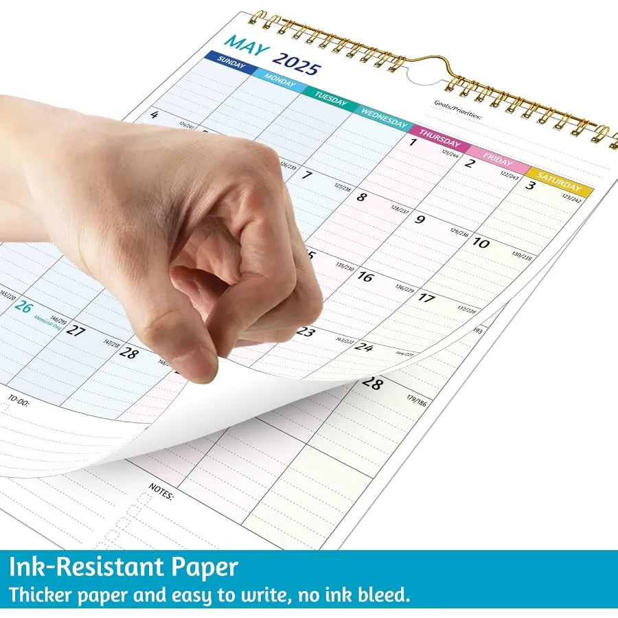 تقويم الحائط 20252026 مايو 2025 ديسمبر 2026 20 التقويم الشهري 20252026 للجدار 8.5 × 11 في 2025 تقويم صغير كتل مسطرة ثي #6