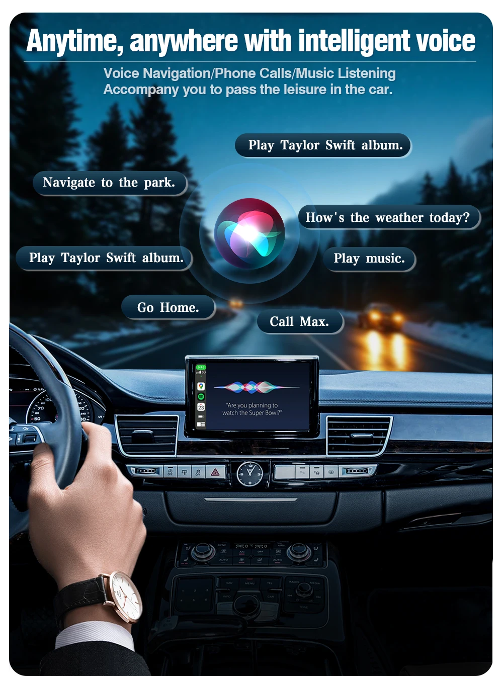 AUTOTOP Drahtlose Carplay Android Auto Retrofit Decoder Für Audi A8 A8L D4 2010-2017 HN + HNav + BNaV MMI 3G AirPlay Spiegel Link – Detail 9