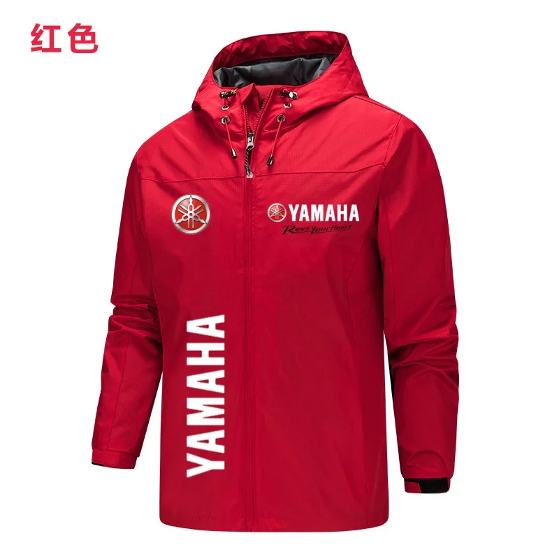 

Yamaha Motorcycle Men's Jacket 2025 New Yamaha Logo Printed Pilot Jacket Casual Windbreaker Fashion Trend Motorcycle Jacket