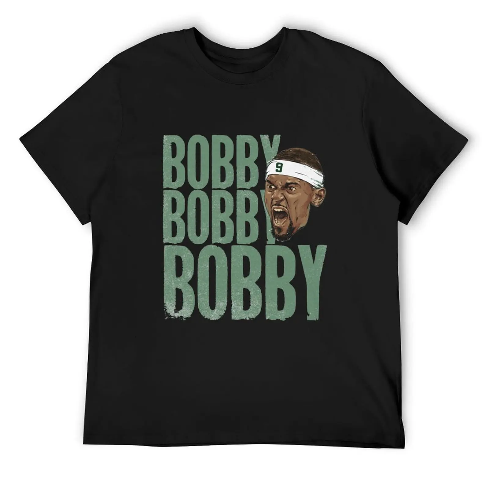 

Bobby Portis Jr. Stack T-Shirt baggy shirts cute tops cheap stuff Men's cotton t-shirt