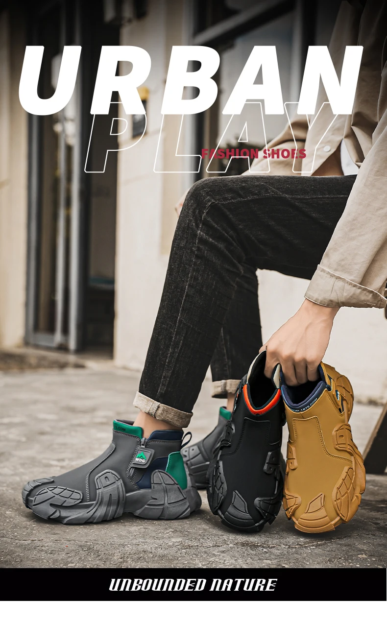 Herrenschuhe Atmungsaktive Casual Sneakers Neue Herren-Sneakers Rutschfeste Plattform-Laufschuhe Zapatos Para Hombres Outdoor-Sportschuhe – Detail 2