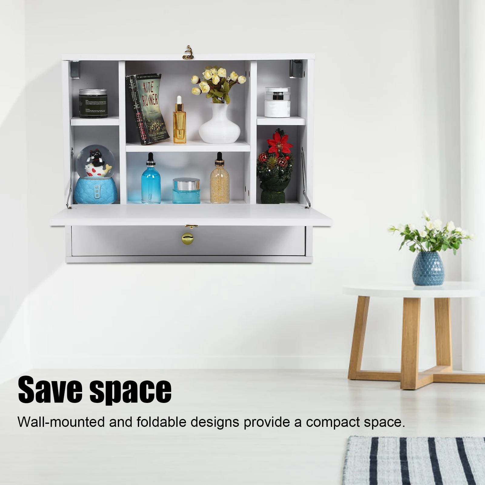 Computer Desk Computer Desk Wall‑Mounted Multifunctional Foldable Laptop Desk Writing Table for Home  Writing Table