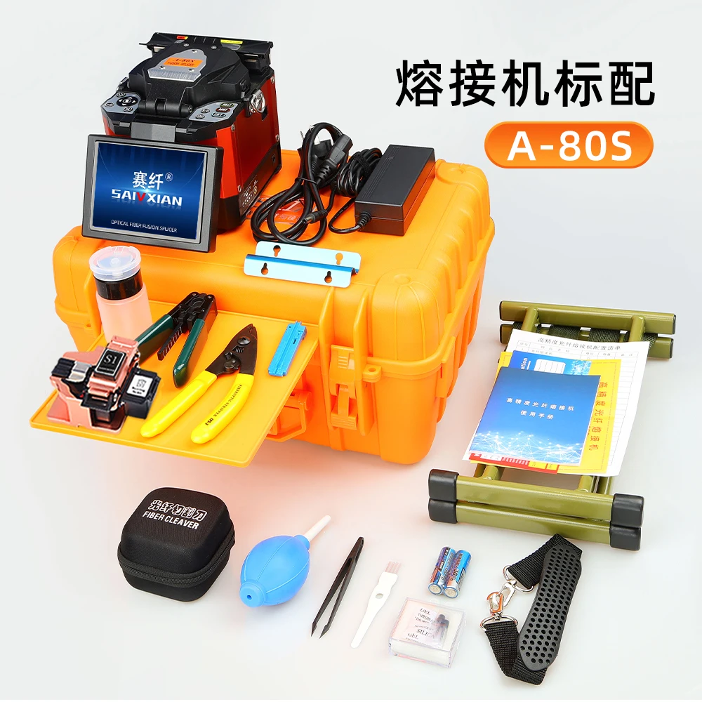 Originale A-87S A-86S A-80S FS-60F A-88S Multi-Language FTTH Fibra Ottica Splicing Macchina Fibra Ottica Fusion Splicer