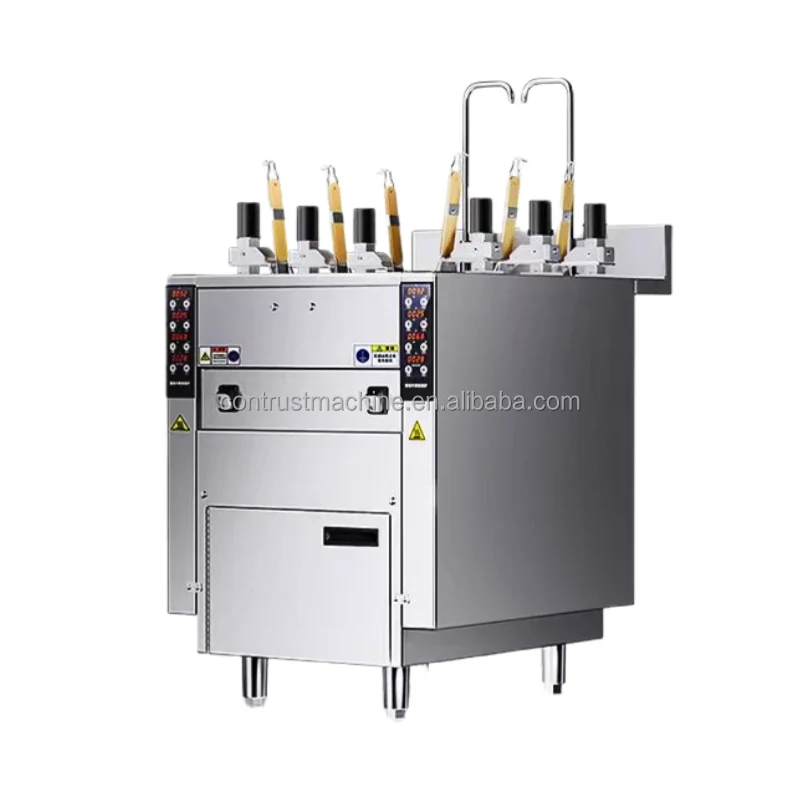 

Электрическая индукционная плита с шестью конфорками для приготовления лапши и пасты, кухонное оборудование