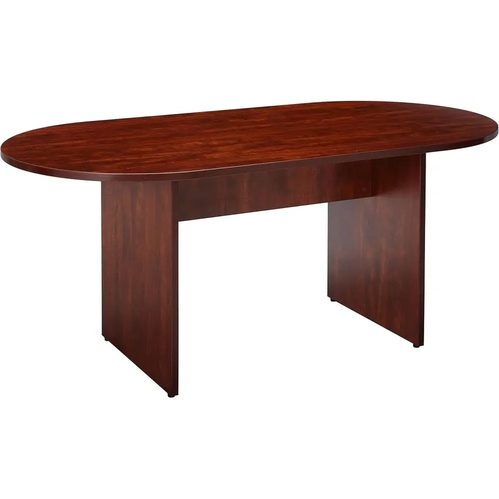 

Cherry 72'' Oval Conference Table Set with Top and Base