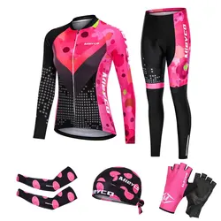 Mountain Bike Female Set Cycling Jersey Women Sportwear Cheap Wholesale Women Clothes Woman Clothing Women's Cycling Long Sets