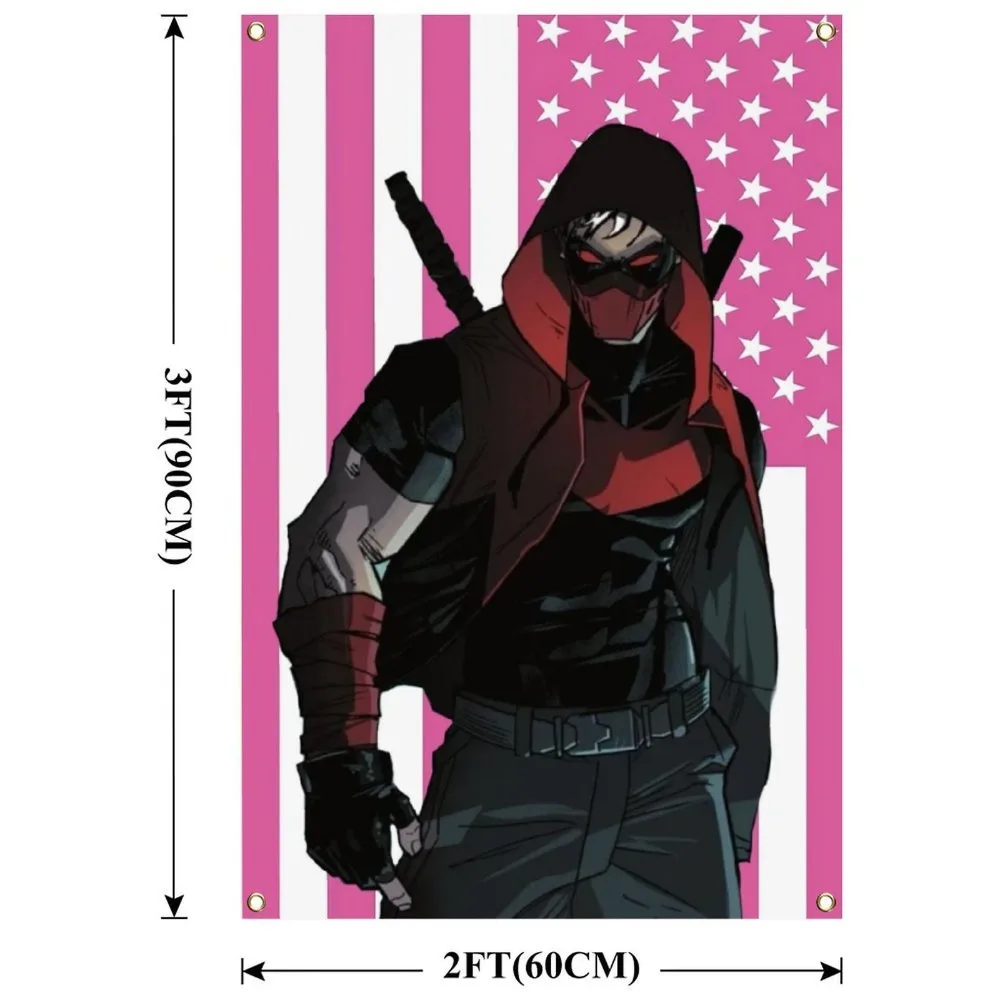 1pc J-Jason Todd Outdoor Decor Bedroom Decoration Garage Flags Custom Flag on the Wall Room Ornaments Flaga Tapestry Advertising