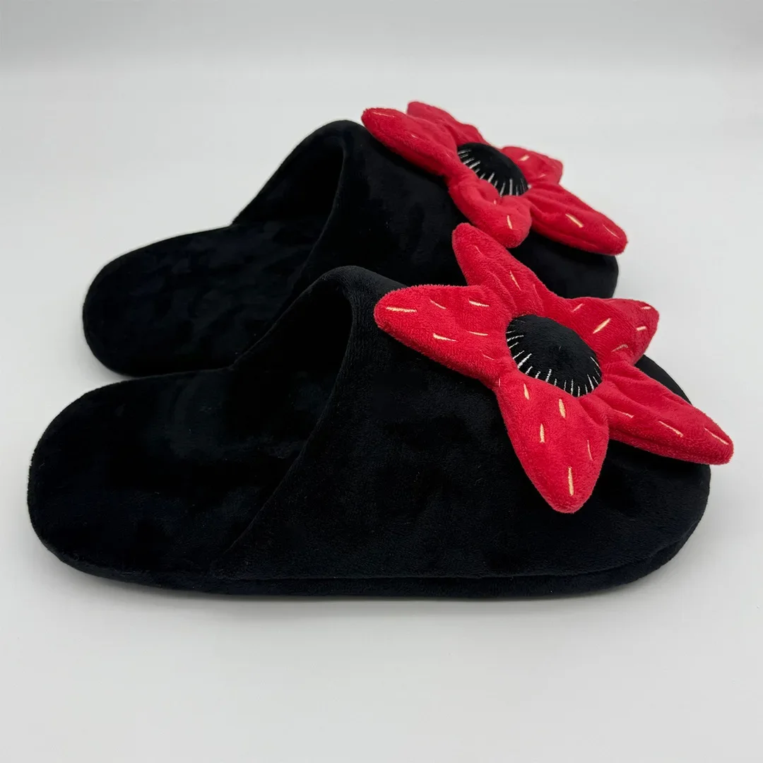 Winter Pluche Slippers Dames Heren Indoor Bloem Fuzzy Schoenen Eenvoudige Schoen Kerstcadeaus