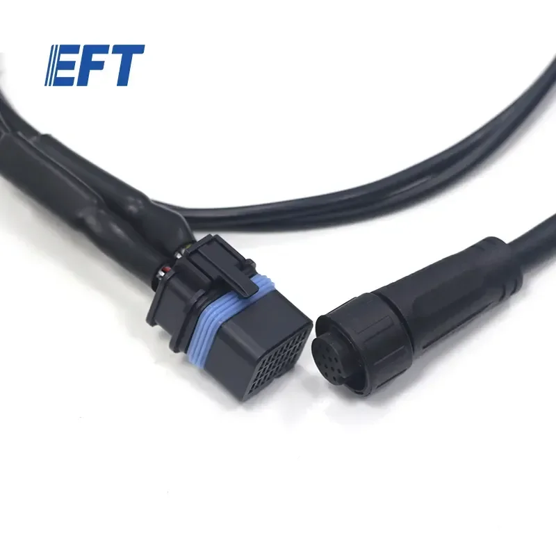 EFT Signal Wiring Harness Four-to-one Interface/24PIN to 12PIN480mm/1pcs for EFT Z30/Z50 Agricultural Drone