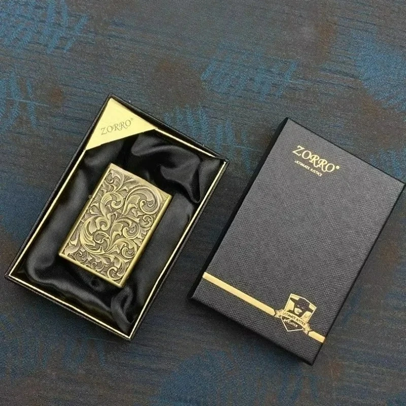 ZORRO Retro Oil Lighter Rich T - Lighter Windproof ulasan dan harga