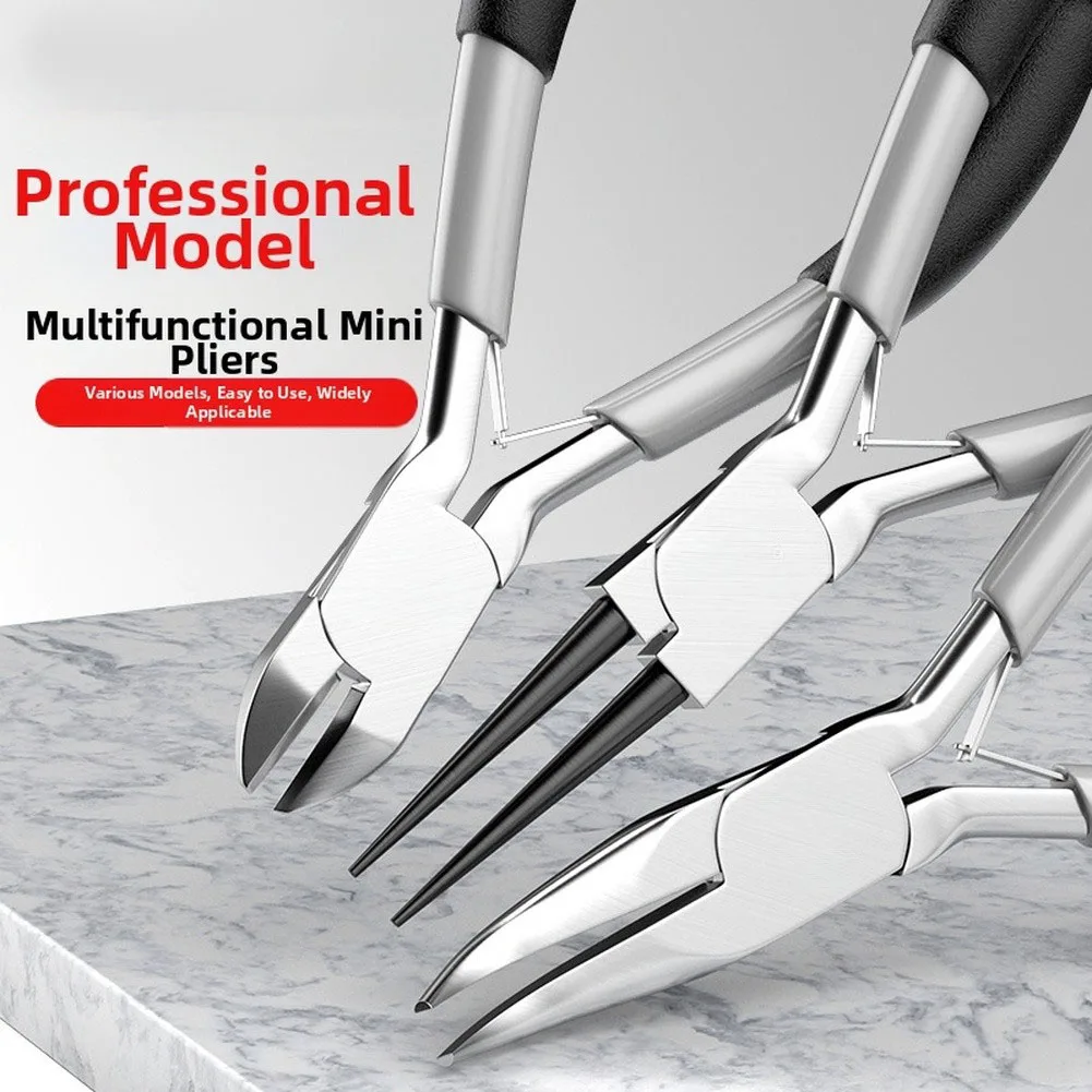 For Mini 5 Inch Functional Pliers Set for Detailed Manual Tasks Including Wire Shaping Bead Setting and Solder Prep