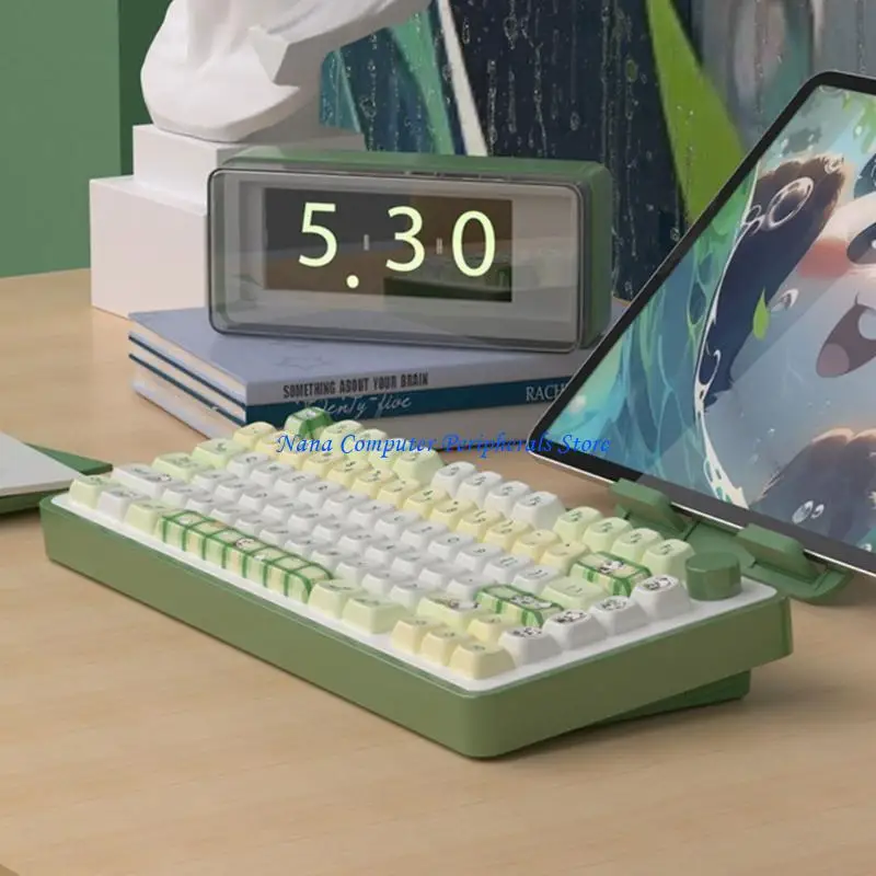 F68C 140 PBT-Wärme-Sublimationen Panda Theme Keycap für mechanische Tastatur