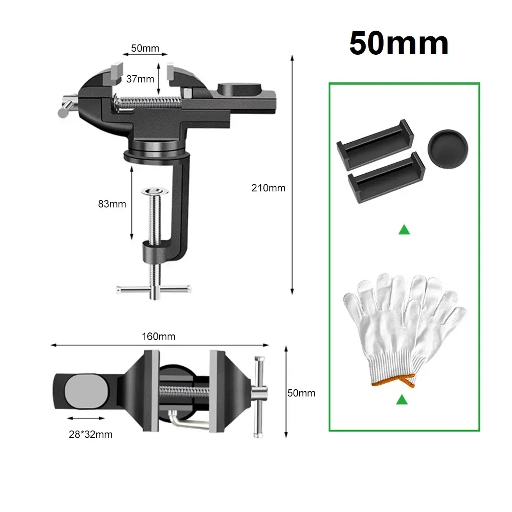 

Household Multi Function Table Vise Woodworking Clamp Small Multi Function Steel Jaws Woodworking Clamp Workbench