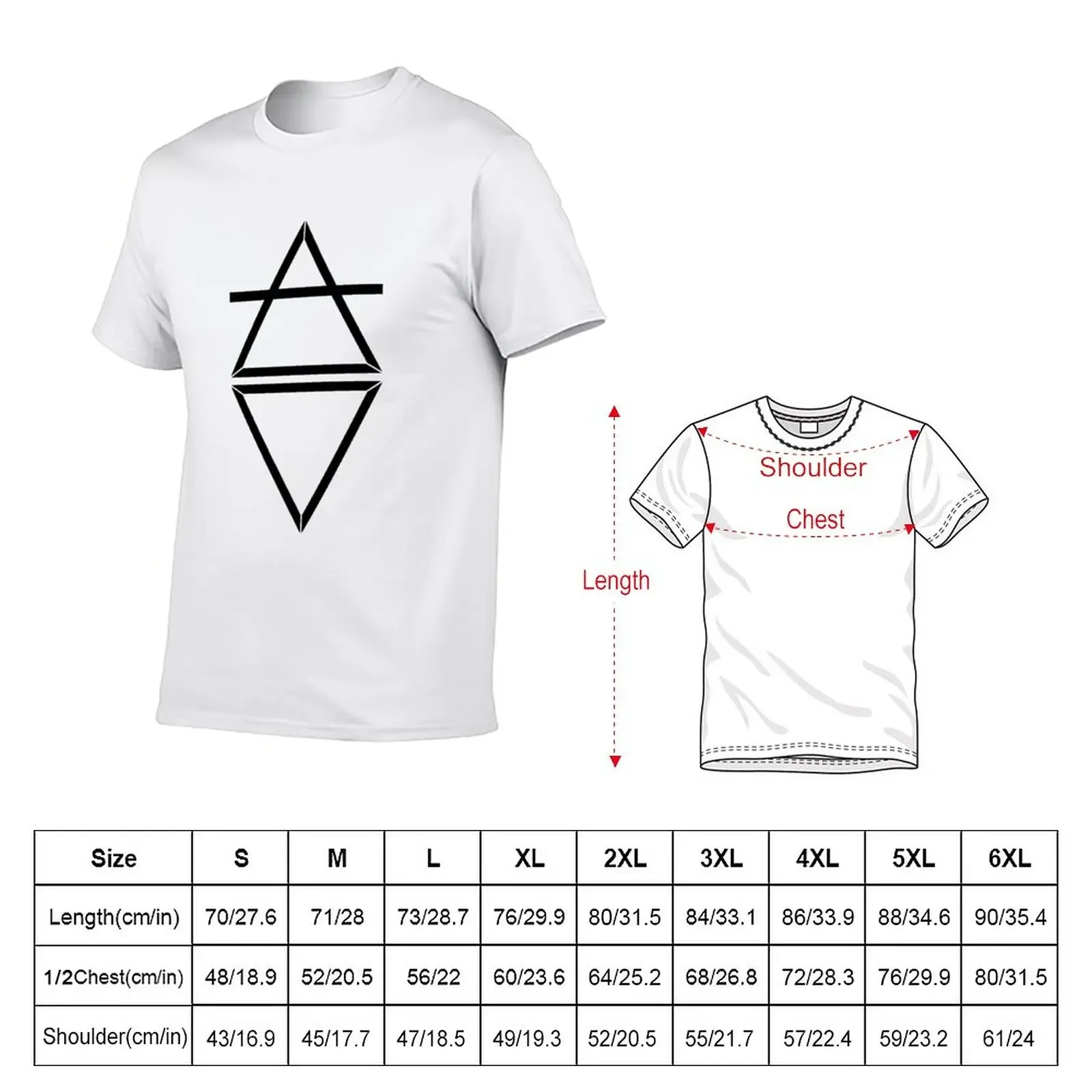 Florence Geometric Shapes T-Shirt korean fashion vintage Men's t shirts