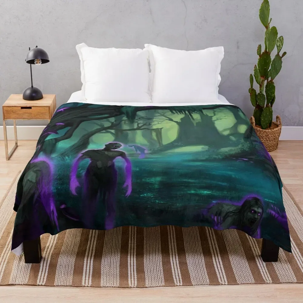 

Blood of the Moon Throw Blanket Furry Soft Beds Beautifuls Blankets