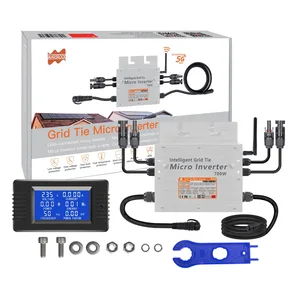 600 واط 700 واط 1200 واط 1400 واط 30 فولت 36 فولت ذكي على الشبكة التعادل نقي موجة جيبية مايكرو عاكس للطاقة الشمسية دعم 110 فولت 220 فولت شبكة التيار المتردد لوحة E 4 * 350 واط أعلى 12 مبيعات 700 واط لوحة شمسية - No7