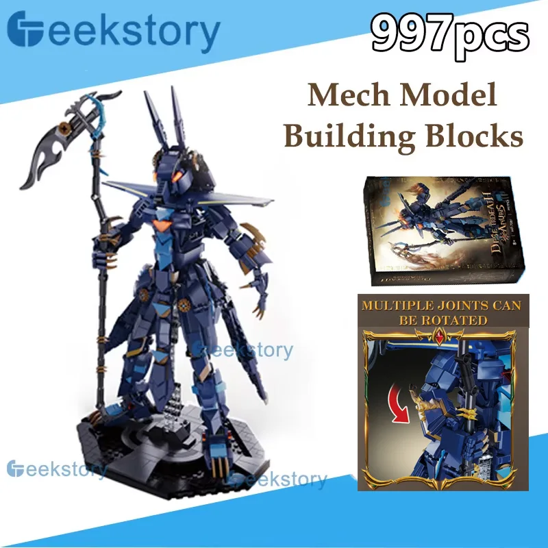 

MOC 997 шт. модель меха, набор строительных блоков 7061, серия фильмов для мальчиков, собранные украшения, игрушки, коллекционные строительные блоки, подарки «сделай сам»