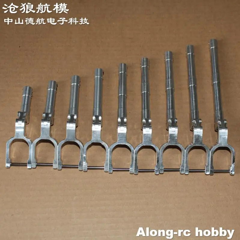 Trépied d'amortissement à une roue pour train d'atterrissage, 95mm-185mm D4 D5, adapté aux modèles RC de 3 à 5kg, pièces d'avion Jet EDF