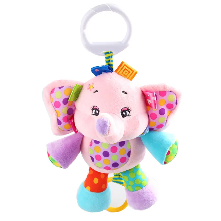 Hot Sale High Quality Baby Toys Comfort Soft Cute Dolls Newborns Baby Plush Dolls Animal Carts Baby Strollers Pendant Toys