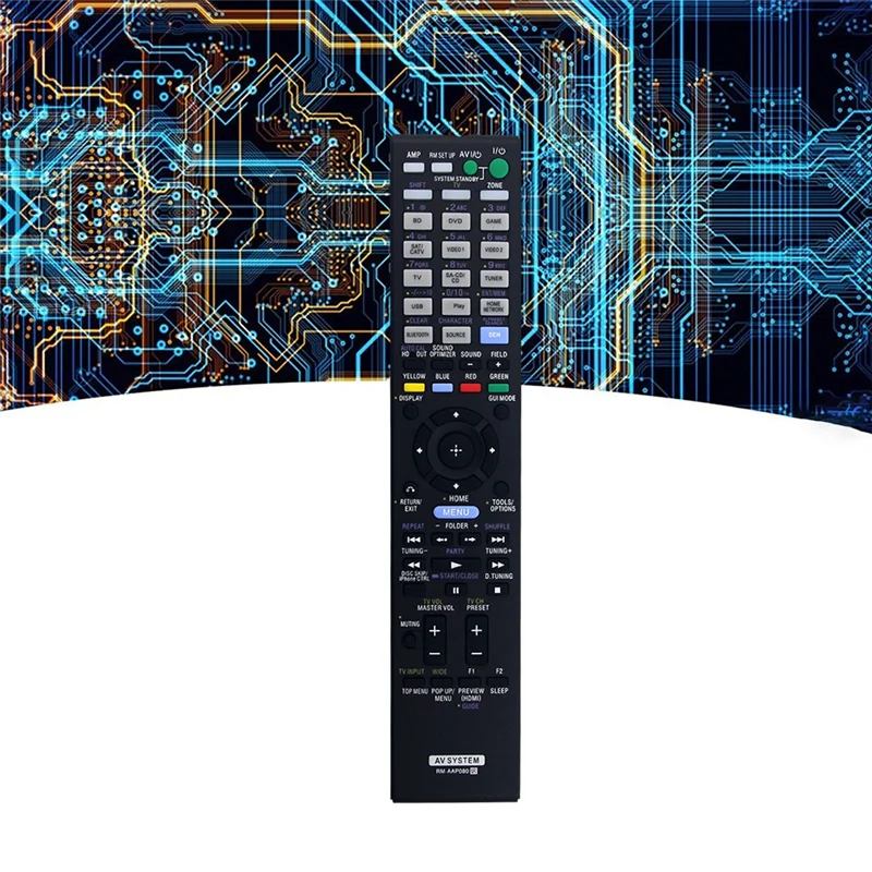 -A25M استبدل جهاز التحكم عن بعد RM-AAP080 لجهاز التحكم عن بعد Sony AV SYSTEM