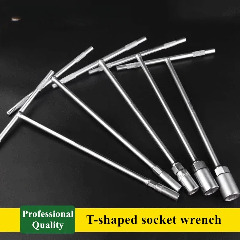 1/2 Socket Extension T-Shaped Wrench T-Shaped  Hand Sleeve Strong Magnetic Hexagonal Screwdriver T Shape Connecting Rod