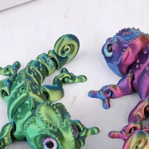 3D 印刷多関節可動シミュレーション目カメレオントカゲフィギュア家庭用リビングルームの装飾アクセサリーキッズギフト