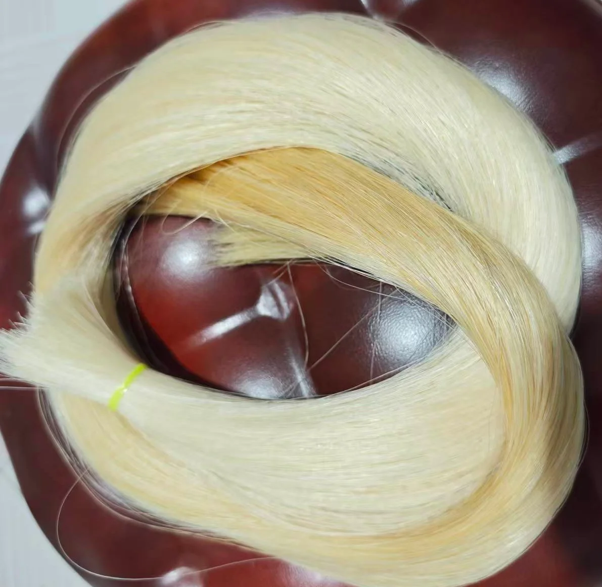 125g Grade A+ Real White Horse Tail Hairs Use for Violin Cello Viola Bows 80-83cm