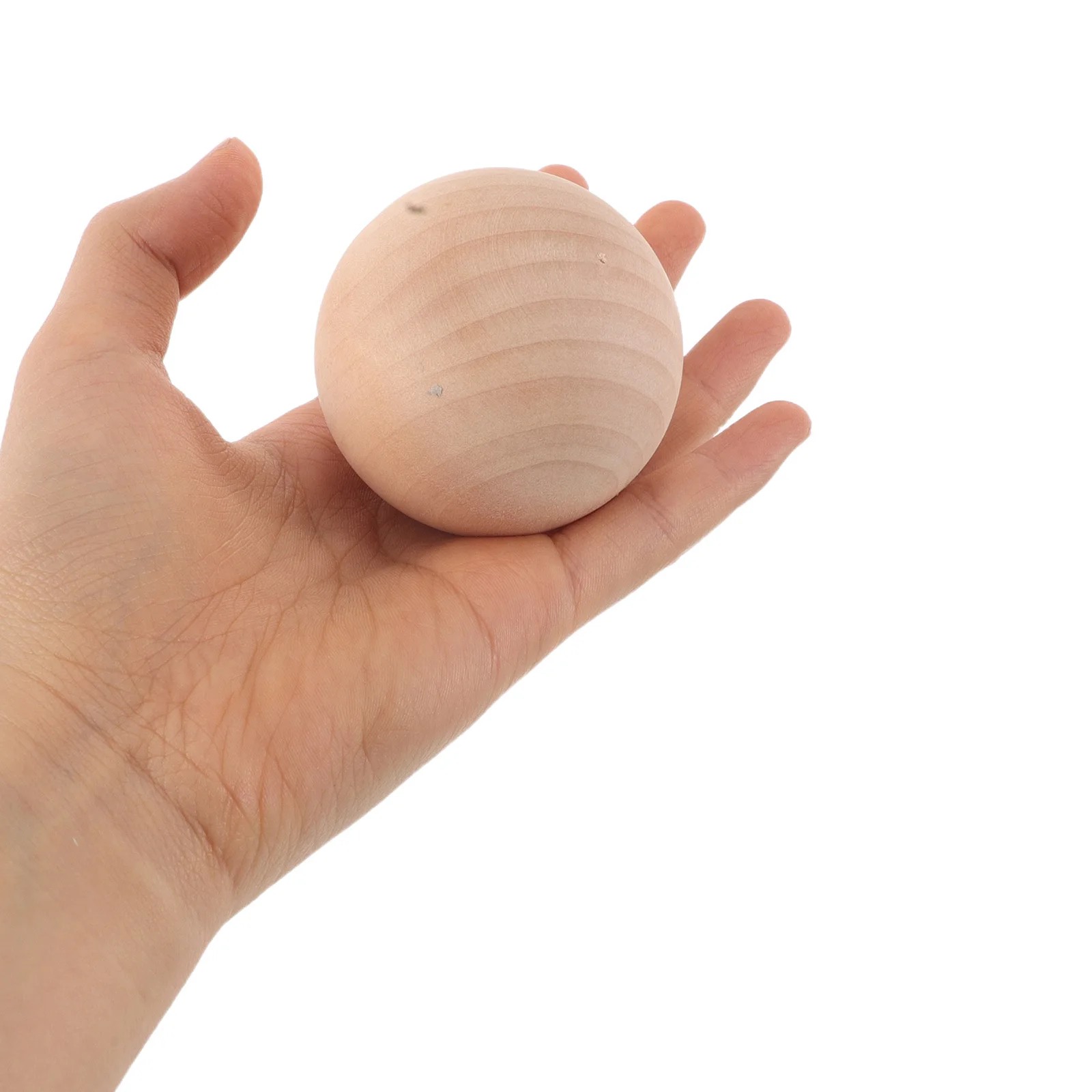 

6Pcs Outdoor Wooden Croquet Balls Unfinished Beech Wood 5.5cm Lawn Game Balls Painting Crafting Replacement Wooden Lawn Croquet