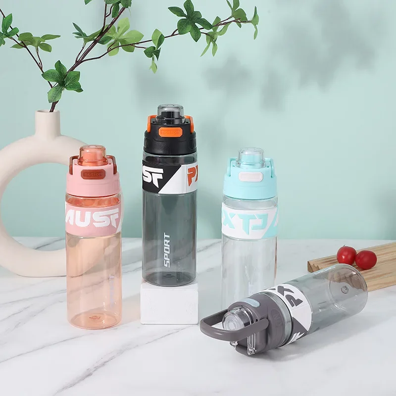 750ml High Quality Material Anti drop water cup Water Bottle Portable Waters Bottle Large Capacity Plastic Cup Drink Bottle