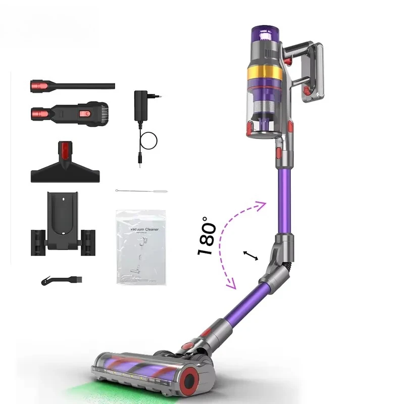 Ready to Ship--S7-1 Staubsauger BLDC480W Smart Handheld Stick Cordless Vacuum Cleaner 38kpa 61-90 Min for Home Hotel Cleaning