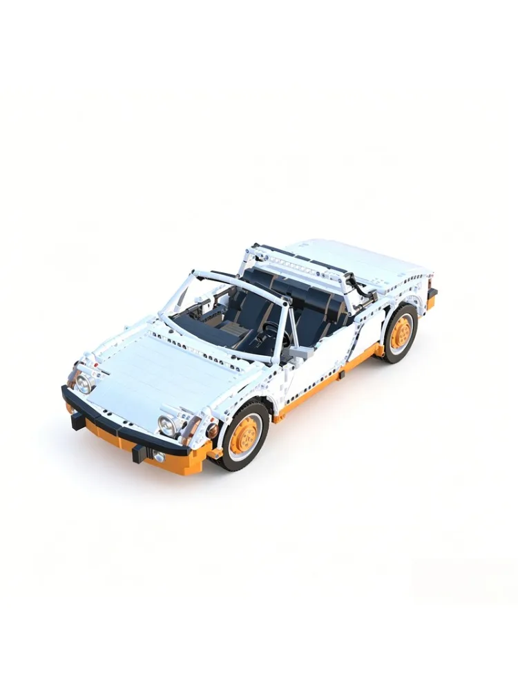 2703-teiliger Speedy Sportwagen 914 Can Am Creamsicle Klassischer Sportwagen MOC Modellbausatz Lernspielzeug Weihnachtsgeschenk