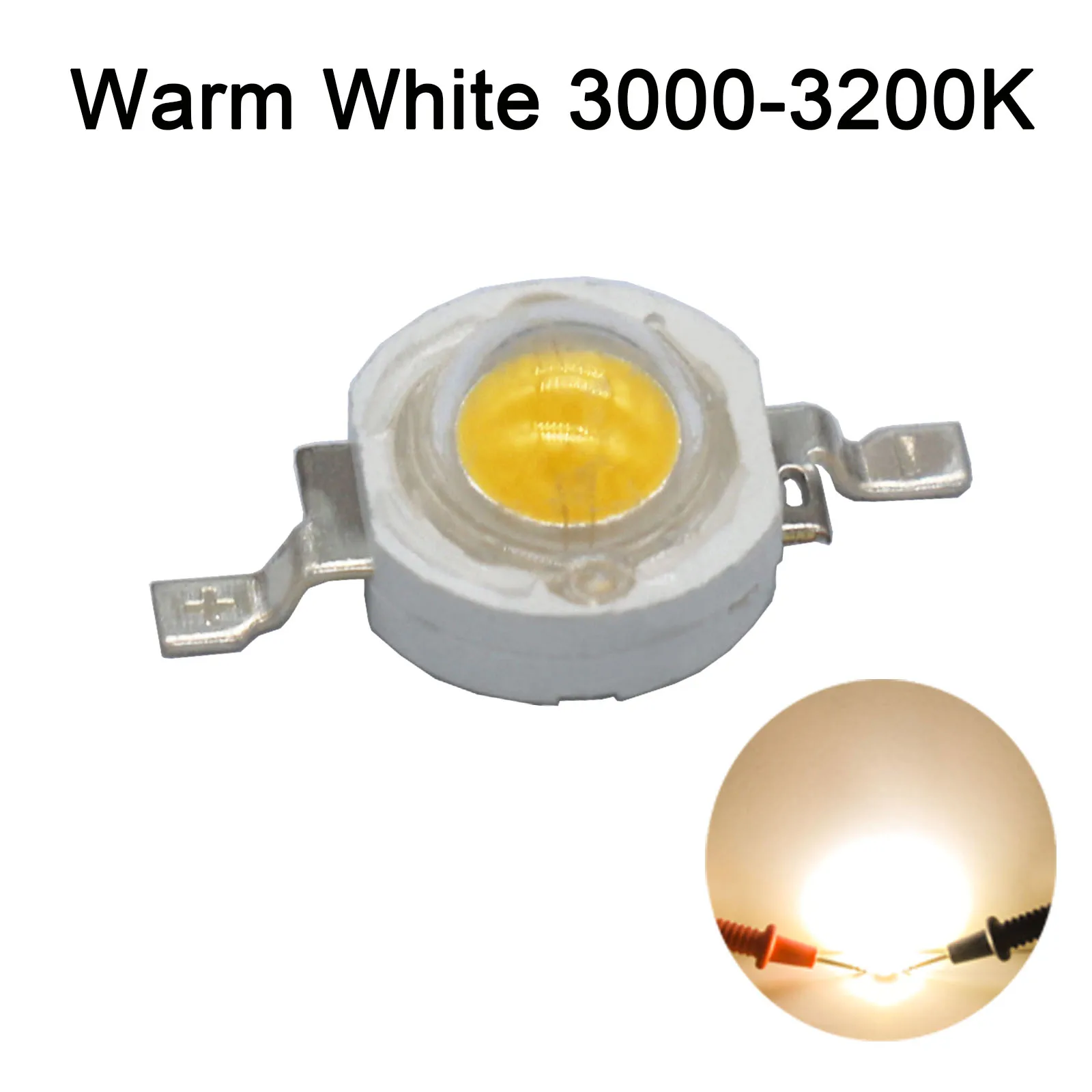 10–50 Stück LED-Chip, 3 W, warm, kühl, weiß, rot, blau, grün, gelb, COB-Kupfer-Lampenperlen für 3 W Watt Lichtperlen, Strahler, Downlight