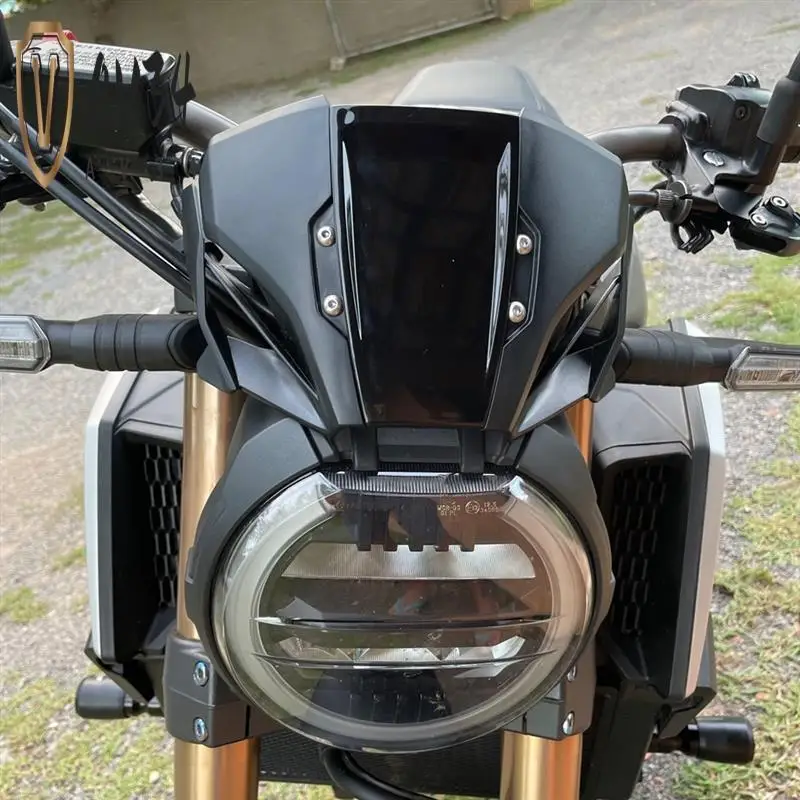 

AV34-Motorcycle Front Screen Windshield Windscreen Wind Deflector Accessories Parts Component For HONDA CB650R CB1000R CB 650R 1