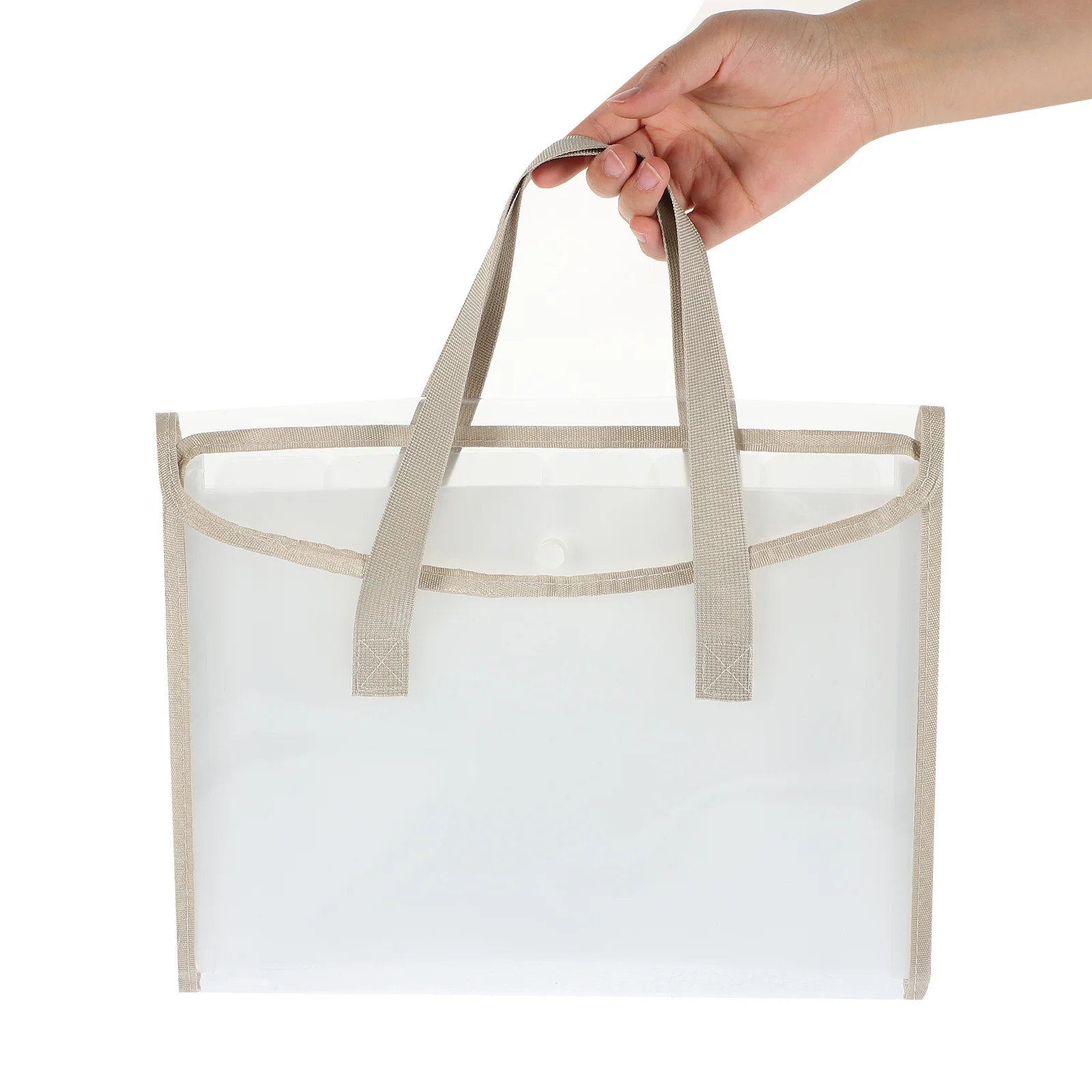 

Expanding Document Organizer Accordion Portable Storage Bag Large Capacity Holder For Papers Receipts Business Cards Pp Material