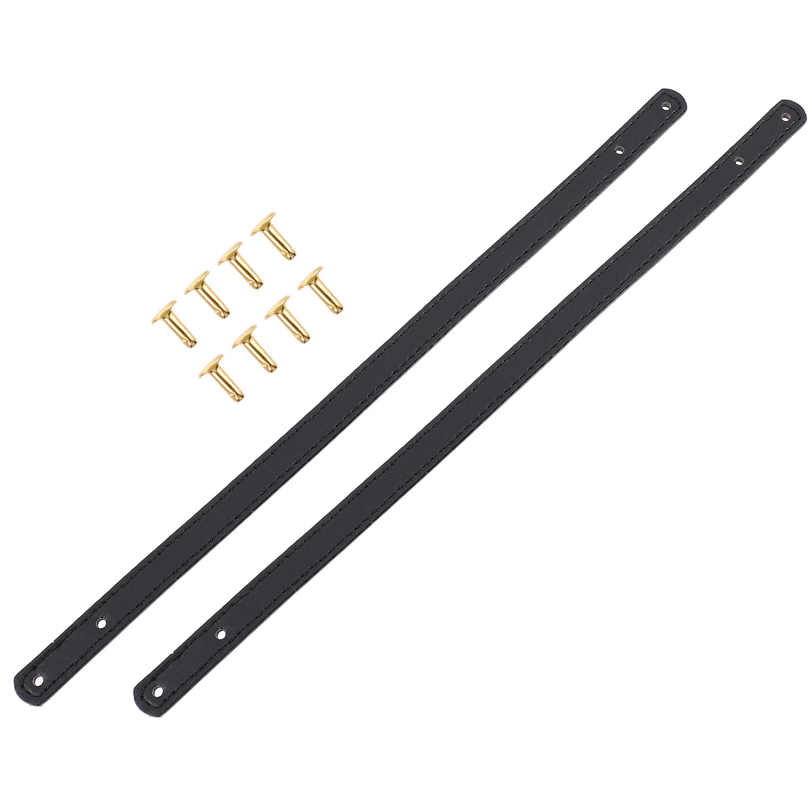 

1Pair 30Cm PU Handbag Strap Replacement Sturdy Texture Bag Handle Repair Accessory Elegant Shoulder Straps