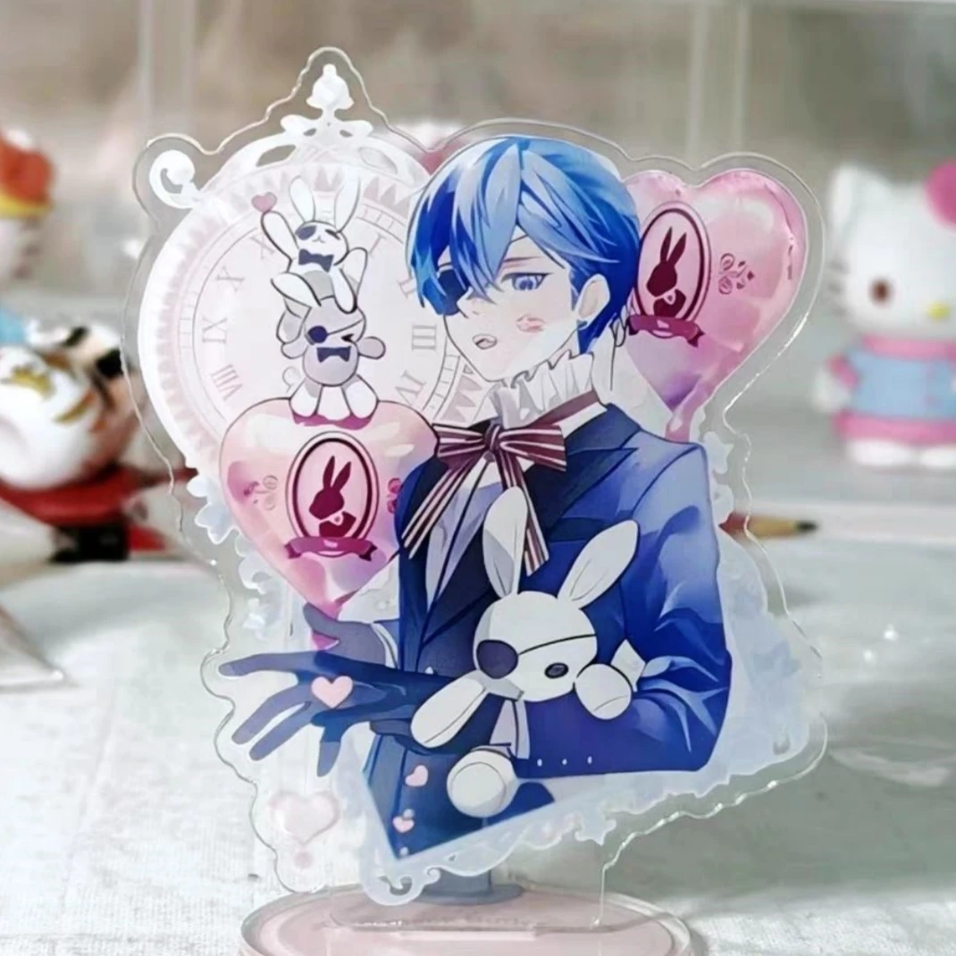 Ciel Alice Rabbit Series акриловая подставка Черный дворецкий фигурка дисплей аниме коллекция товаров аксессуары настольный декор орнамент подарок
