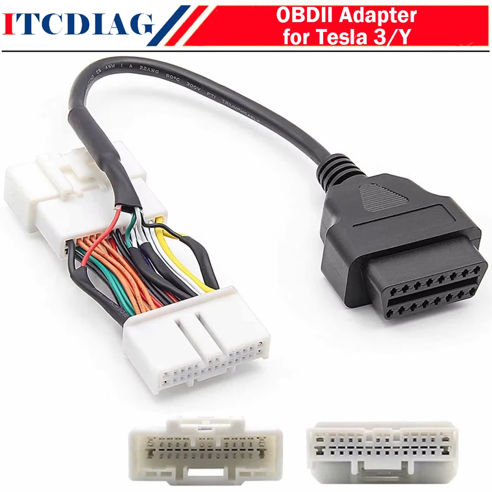 

3/Y Auto Diagnostic Cable OBDII Adapter for Tesla Model For Scan My Tesla Model Harness Electronic Cable of New Energy Vehicle