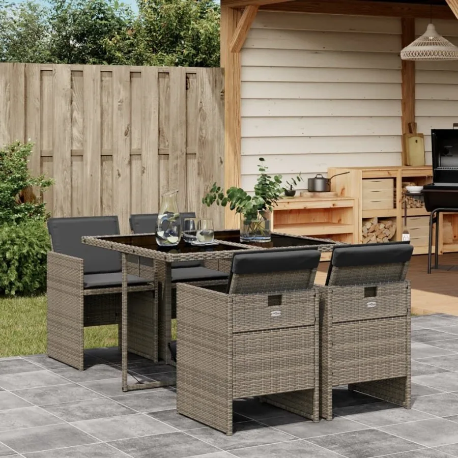 

Garden Dining Set Grey