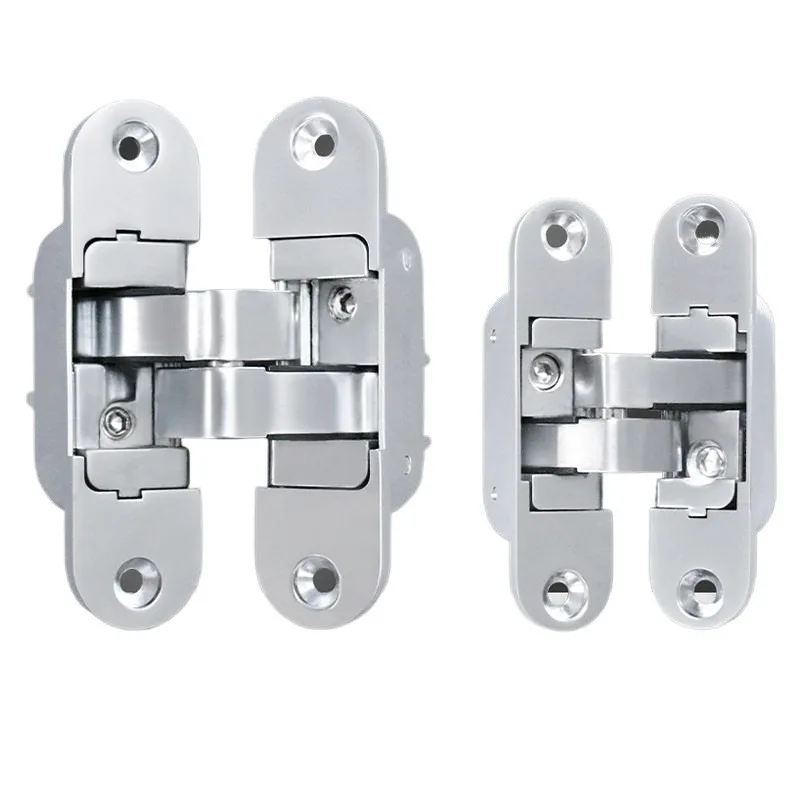 Cross Hinge, 3D Adjustable Invisible Door, Hinge Folding Door, Hinge Open Invisible Hinge