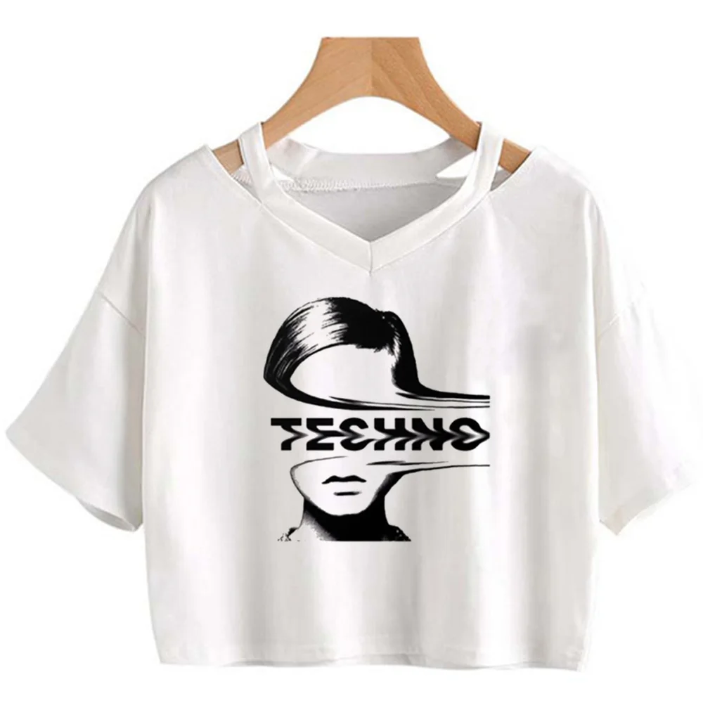 

Techno Tee women manga tshirt girl comic clothes