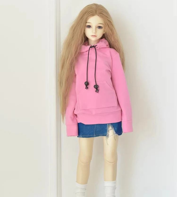 1/6 1/4 1/3 BJD Doll Pullover Style Hoodies Loose Sweatshirt Coat Model For Male Female Action Figure Dolls - view 2
