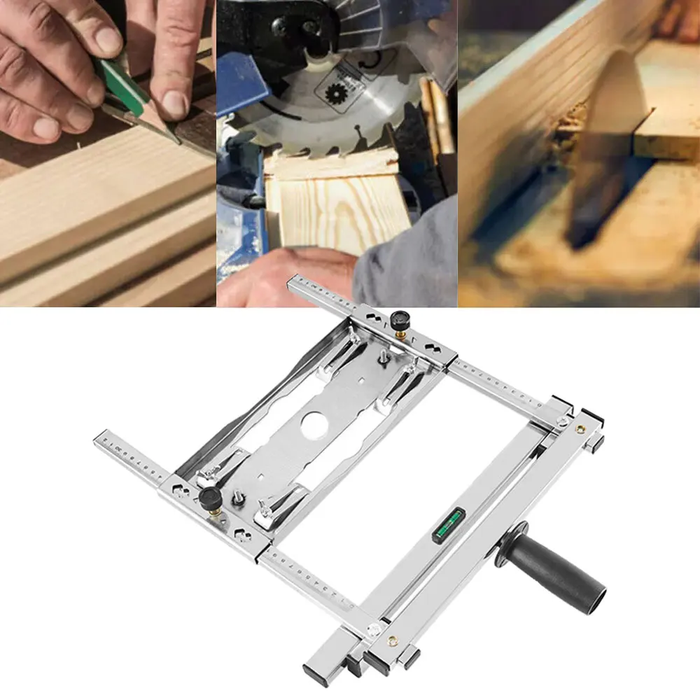 Imagem -03 - Circular Saw Edge Guide Posicionamento Ferramenta de Placa de Corte Serra de Mesa de Madeira