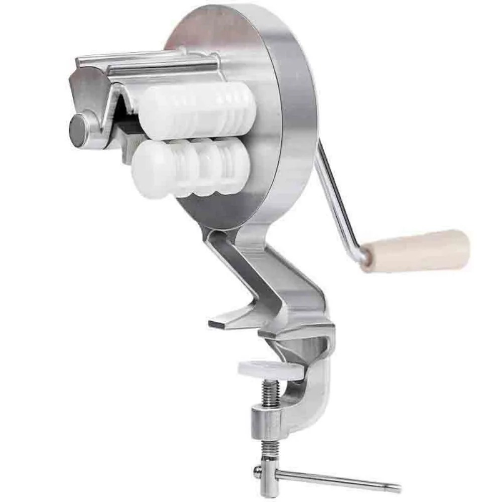 

Hand Crank Manual Pasta Maker Ergonomic Hand Press Macaroni Maker Labor-saving Aluminum Alloy Fettuccine Machine Restaurant