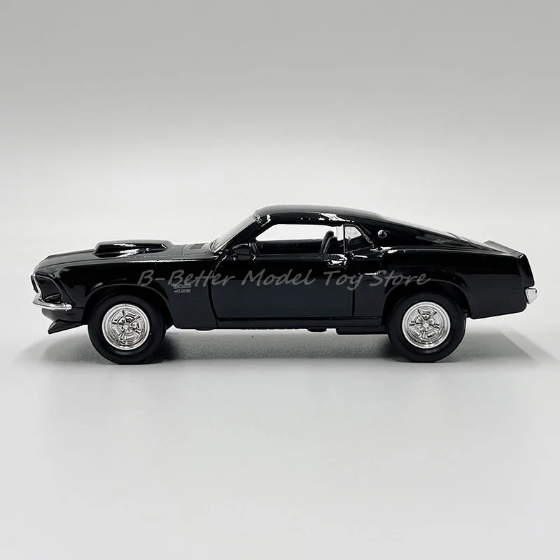 1:36 Diecast Model Metal Toy 1969 Mustang Boss 429 Pull Back Car Replica in miniatura