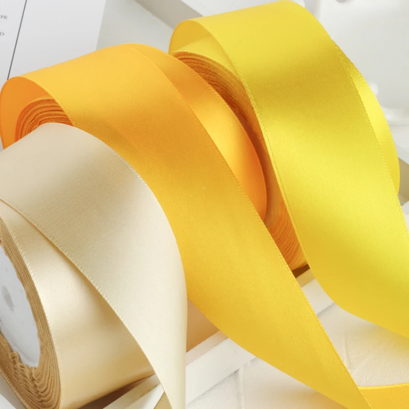 (25 yards/roll) Satin Ribbon Wholesale Gift Packing Christmas Wedding decoration diy Ribbons roll fabric (6/10/12/15/20/25/40mm)